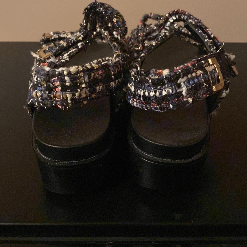 Woman’s Platform Multi Color Sandals - Picture 4 of 6